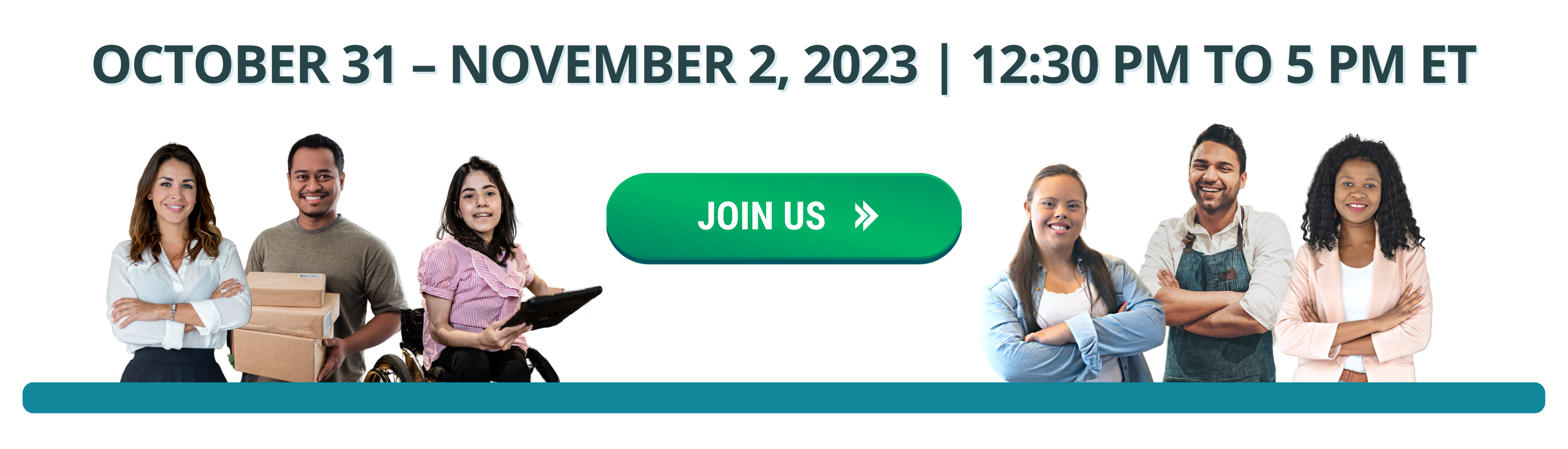 Register for the 2023 Disability Owned Convening: October 31 - November 2, 2023 | 12.30 PM to 5 PM ET